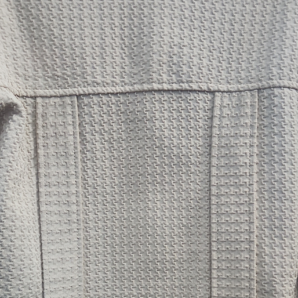 Beige Textured Button-Up Jacket - Picture 7 of 9